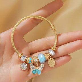 Bracelete Multi Elementos Dourado